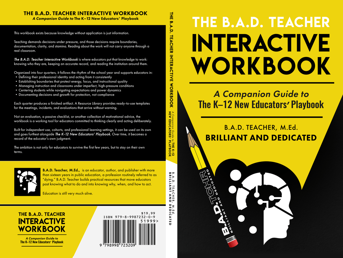 A Companion Guide  To The K-12 New Educator's Playbook